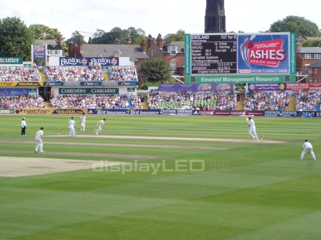 digiLED Digital Scoreboard Screen Yorkshire County Cricket
