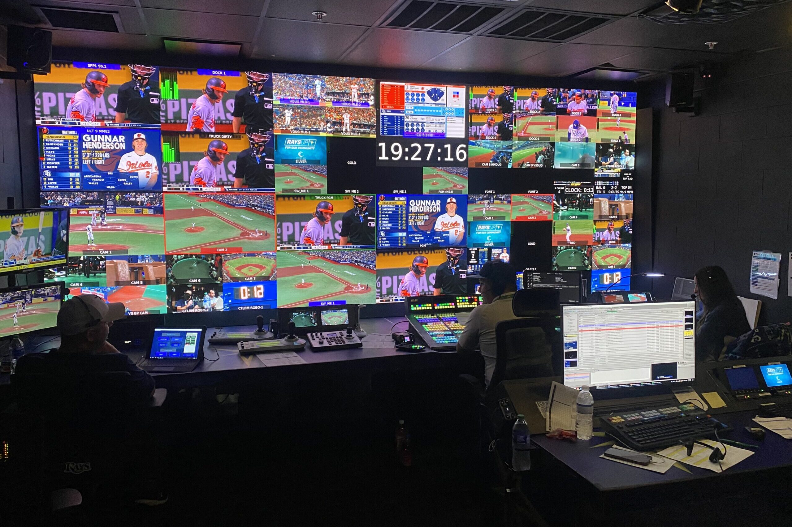digiLED LED Screens for Tampa Bay Rays Control Room