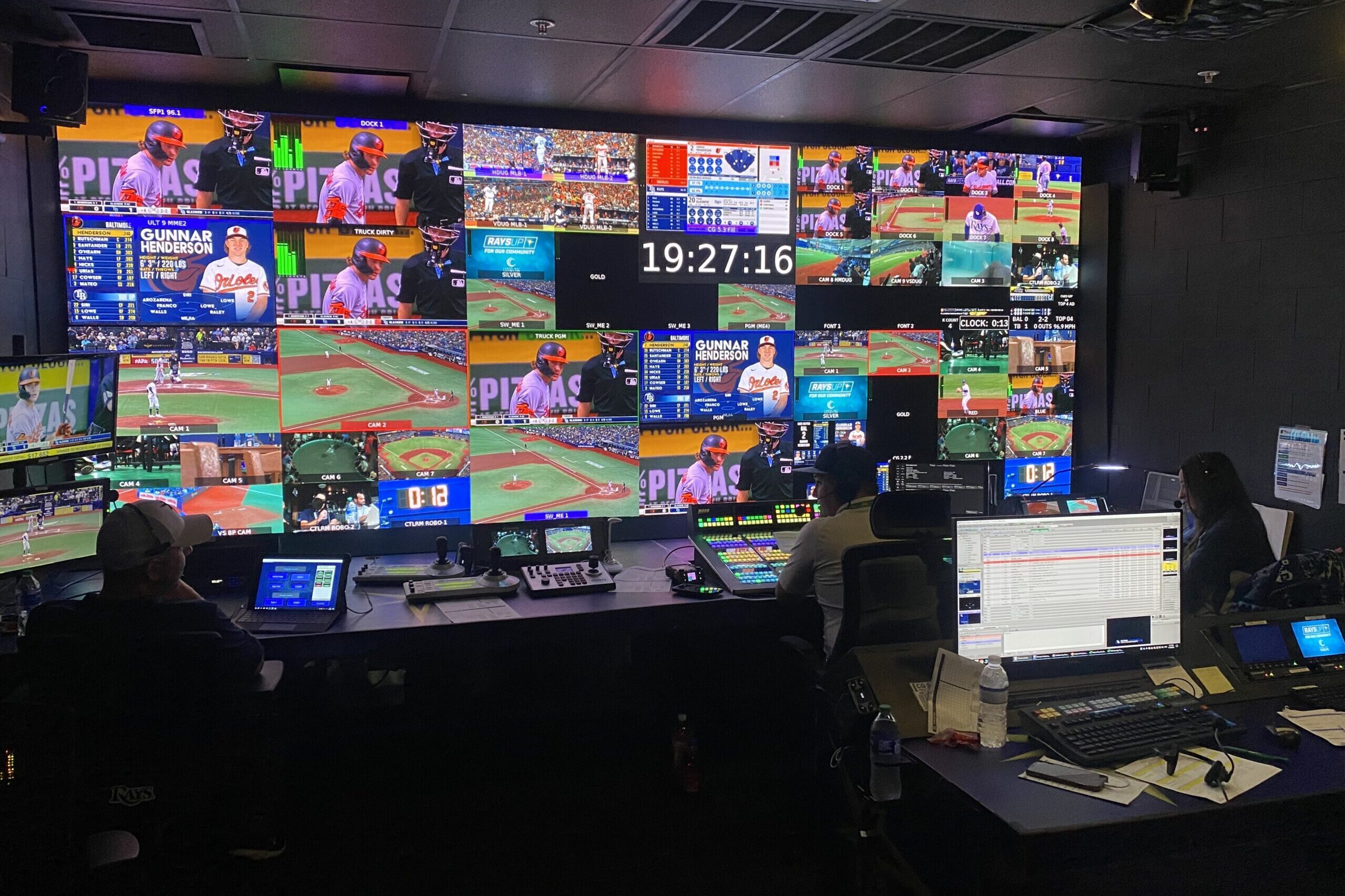 digiLED LED Screens for Tampa Bay Rays Control Room
