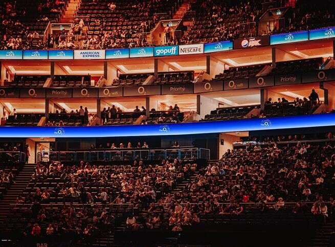 Arenamazing LED Banner at The O2 Arenamazing LED Banner at The O2