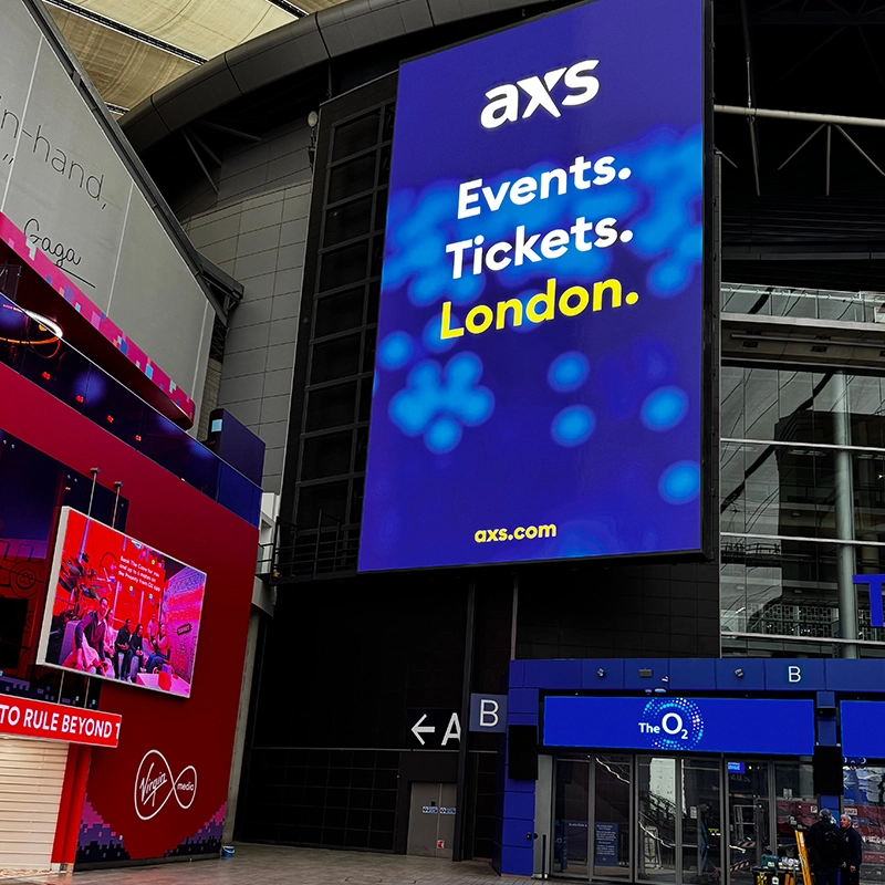 Big digiLED LED screen at The O2 Arena London