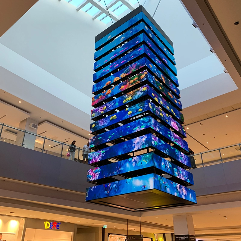 digiLED's Expandable LED screen at Porta di Roma