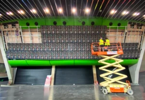 digiLED LED welcome wall at the Ovo Hydro