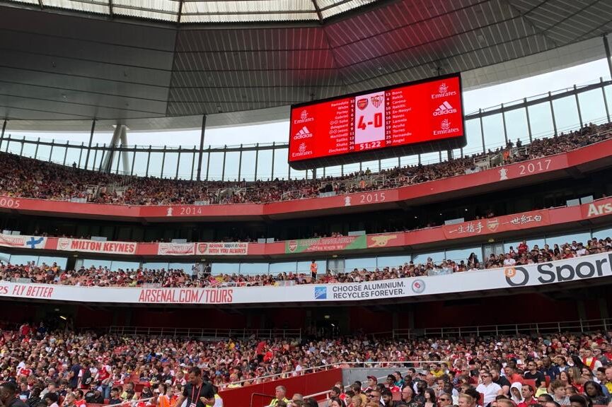 digiLED LED displays at Arsenal Emirates Stadium