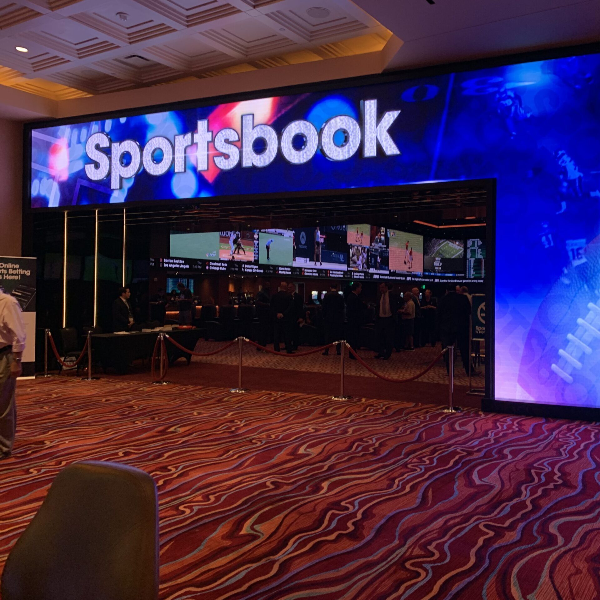 digiLED LED entry screen at Parx Casino Sportsbook digiLED LED entry screen at Parx Casino Sportsbook