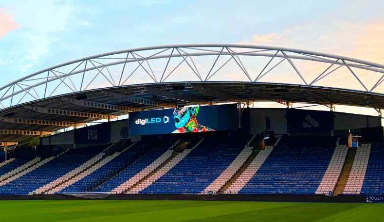 Huddersfield Town AFC Accu Stadium digiLED highlights screen Huddersfield Town AFC Accu Stadium digiLED highlights screen