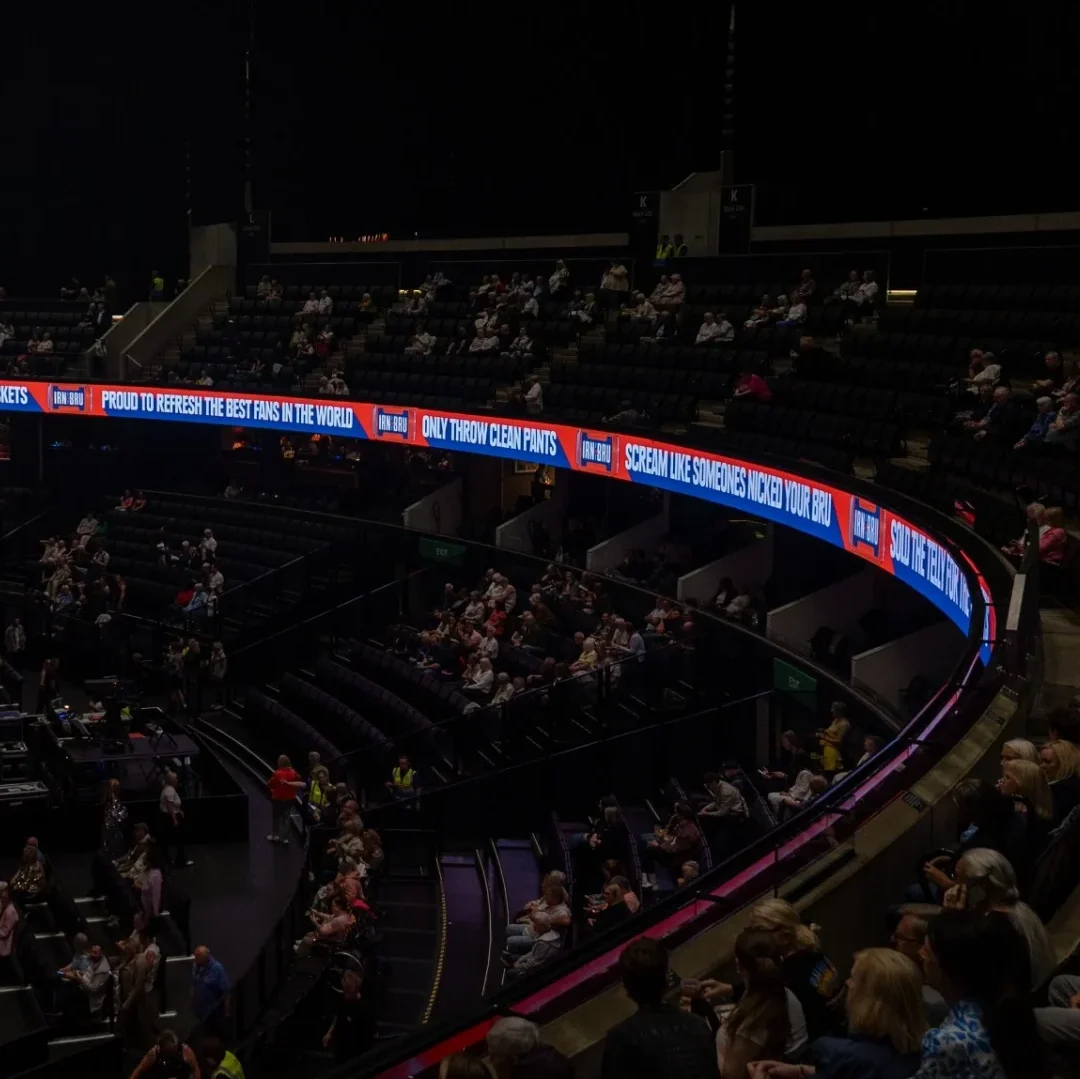 Bespoke mid-tier ribbon LED displays