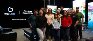 digiLED & Content Creatures Partnership Team Picture