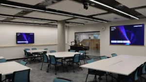 LED displays for education at University of Derby