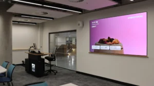 LED displays for education at University of Derby