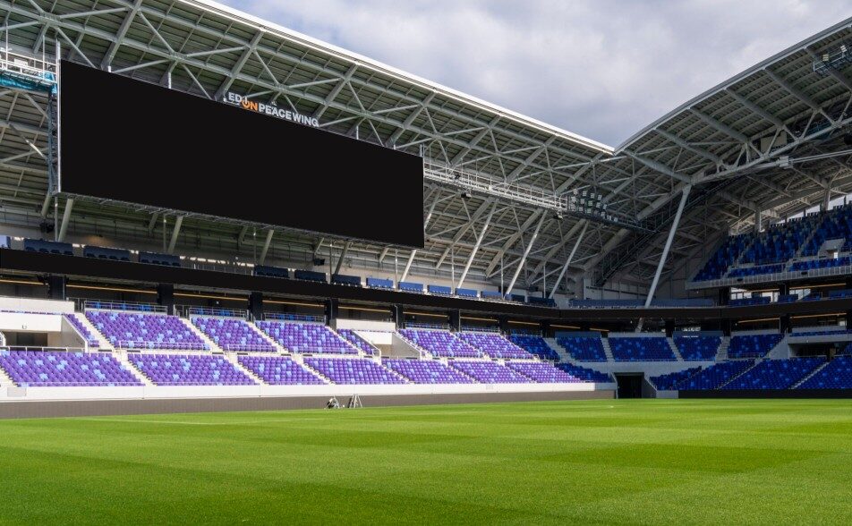 digiLED ZEUS at a sports stadium