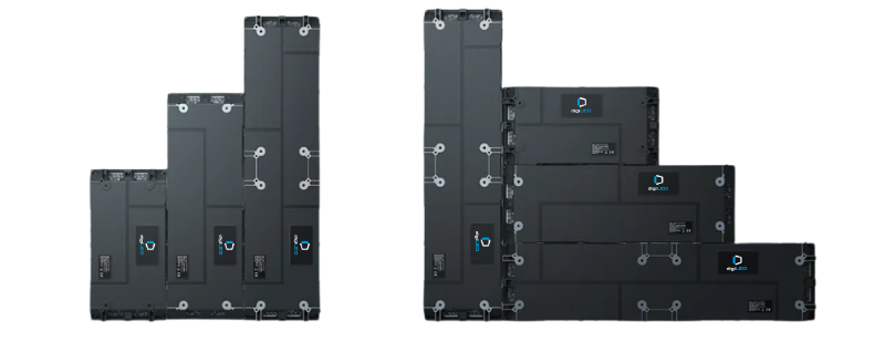Mixed cabonet splicing - digiTHIN XS Q
