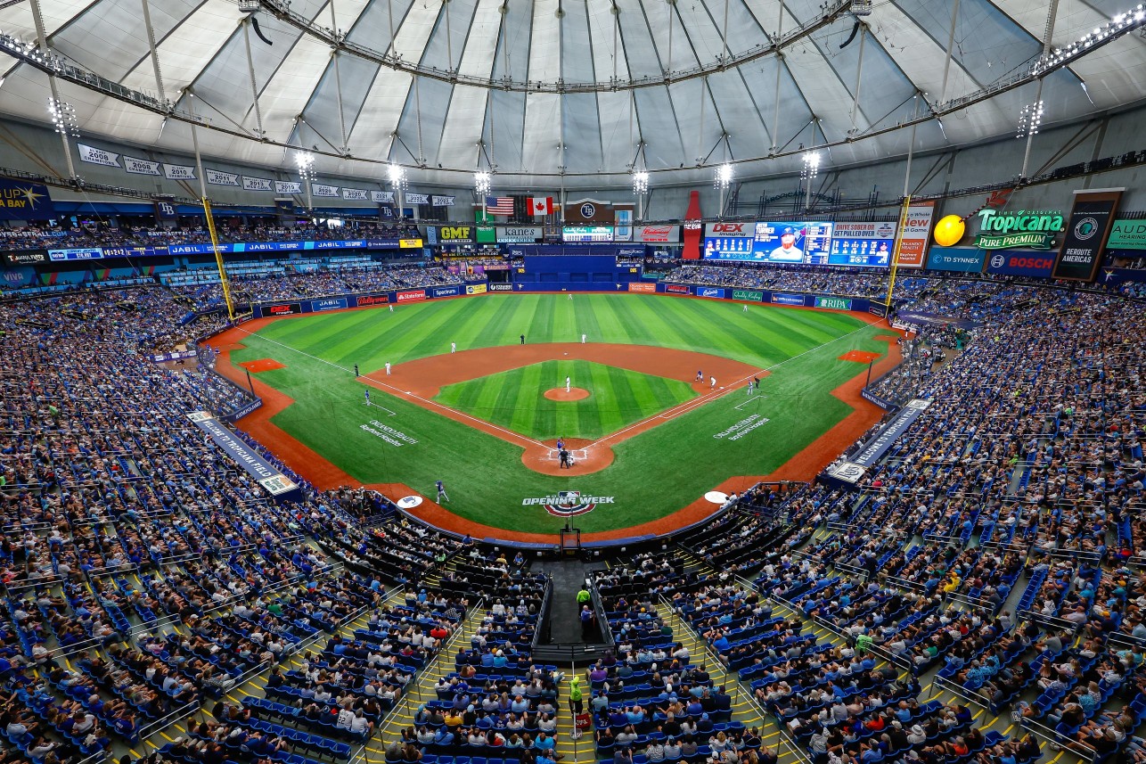 Stadium LED screens at Tampa Bay Rays