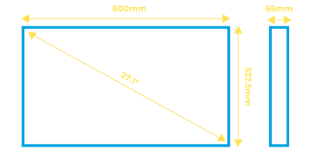 digiTHIN X cabinet dimensions