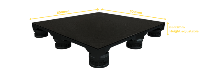 digiLED FLOOR cabinet dimernsions