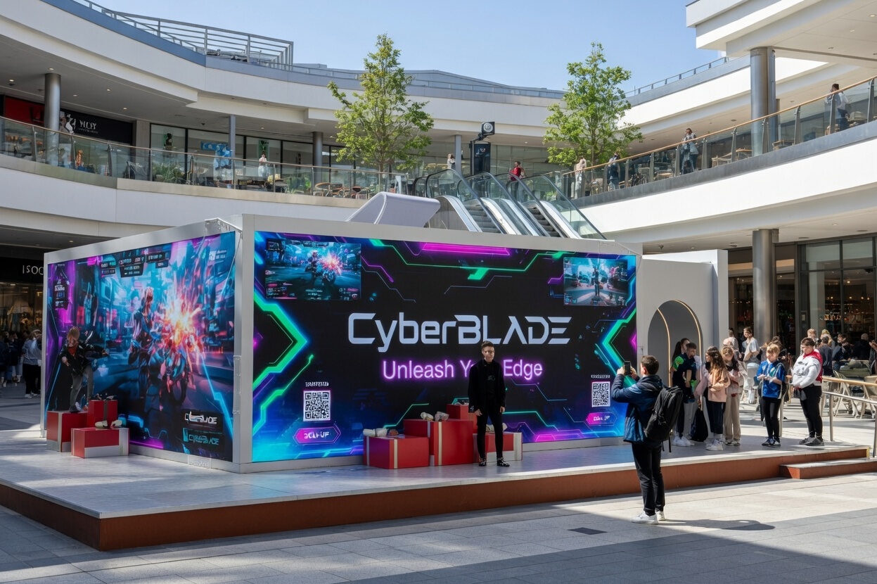 Outdoor brand activation LED screens