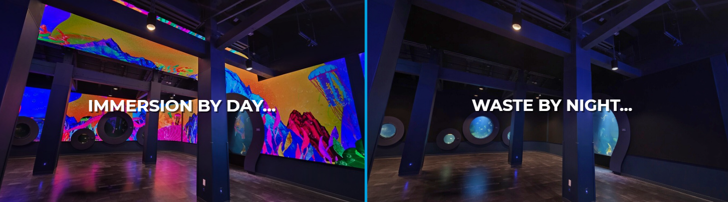 digiLED ZEUS in immersive experience