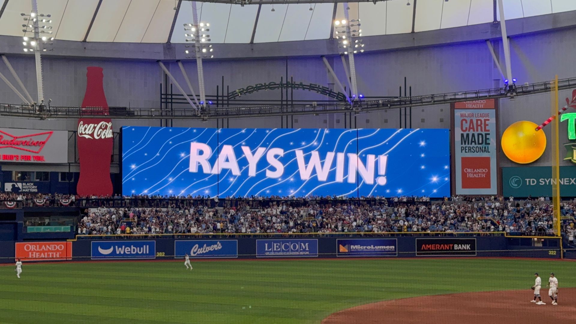 Tampa Bay Ray digiLED sports stadium screen