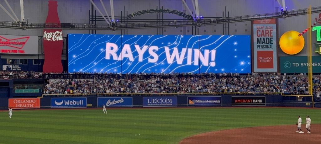 Tampa Bay Rays Tropicana Field Stadium LED Screen