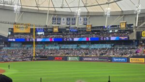 Stadium Mid-Tier Ribbon LED screen