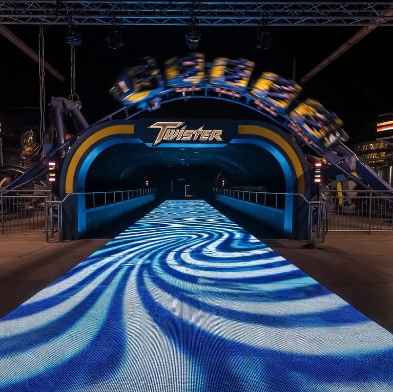 Theme park immersive tunnel digiLED FLOOR LED screen Theme park immersive tunnel digiLED FLOOR LED screen