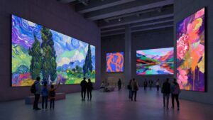 Immersive art gallery