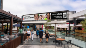 VISION MAX outdoor LED screen at Westfield Century City