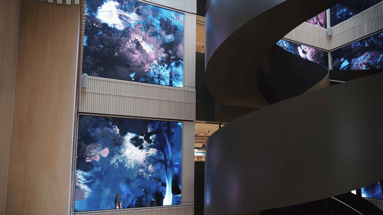 Immersive LED installation at Culture House Sunderland